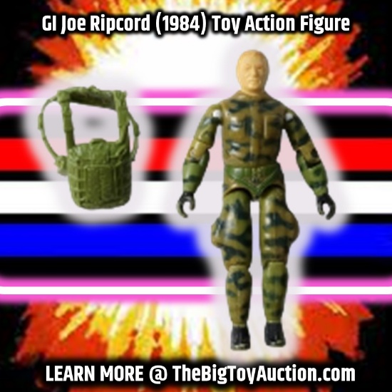 GI Joe Ripcord (1984) Toy Action Figure