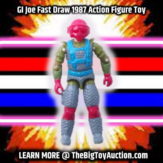 GI Joe Fast Draw 1987 Action Figure Toy