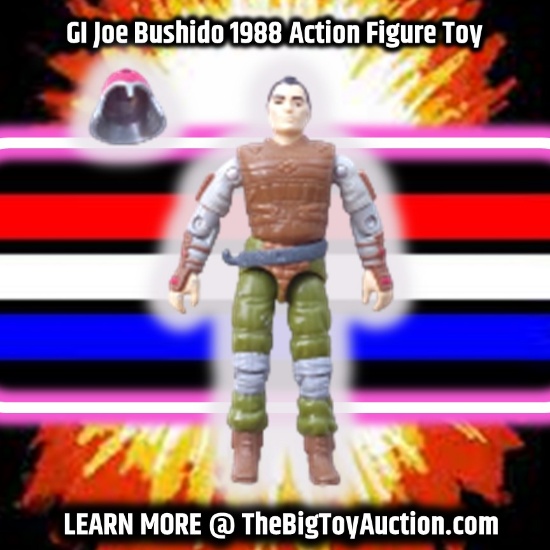 GI Joe Bushido 1988 Action Figure Toy