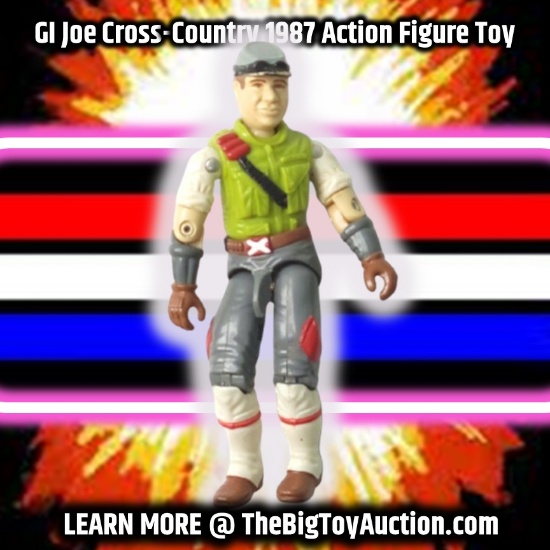 GI Joe Cross-Country 1987 Action Figure Toy