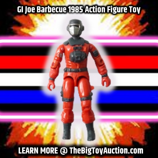 GI Joe Barbecue 1985 Action Figure Toy
