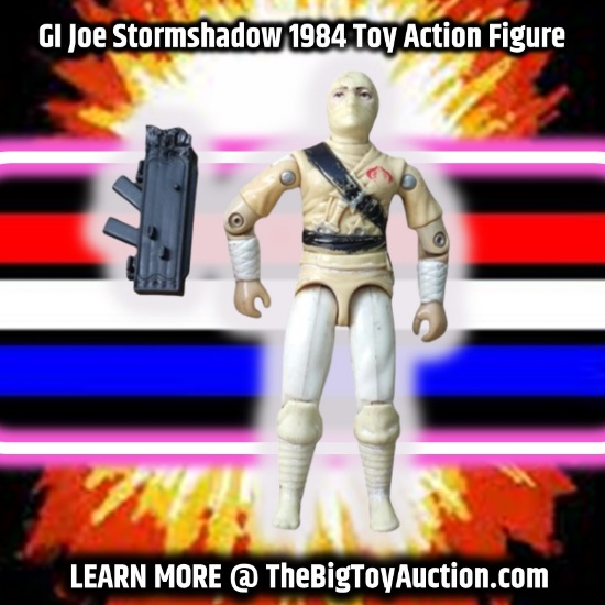 GI Joe Stormshadow 1984 Toy Action Figure