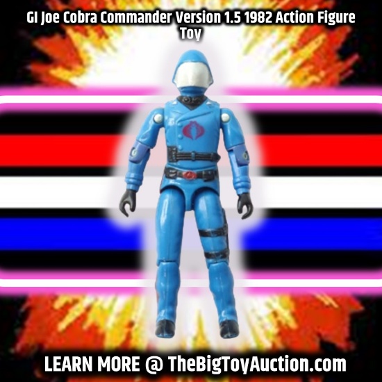 GI Joe Cobra Commander Version 1.5 1982 Action Figure Toy