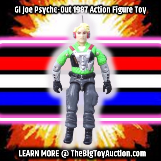 GI Joe Psyche-Out 1987 Action Figure Toy