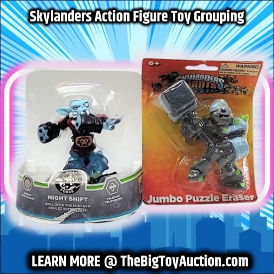 Skylanders Action Figure Toy Grouping