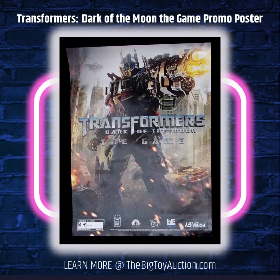 Transformers: Dark of the Moon the Game Promo Poster
