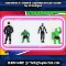 Assorted Superhero Action Figure Grouping