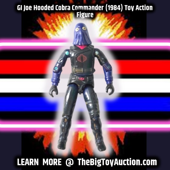 GI Joe Hooded Cobra Commander (1984) Toy Action Figure