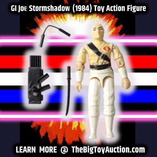 GI Joe Stormshadow (1984) Toy Action Figure