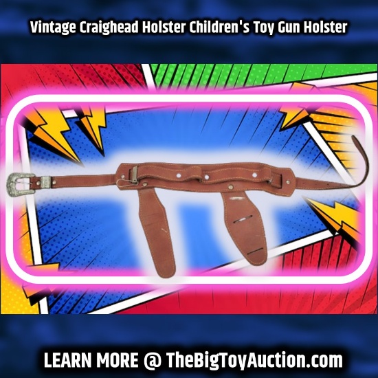 Vintage Craighead Holster Children's Toy Gun Holster