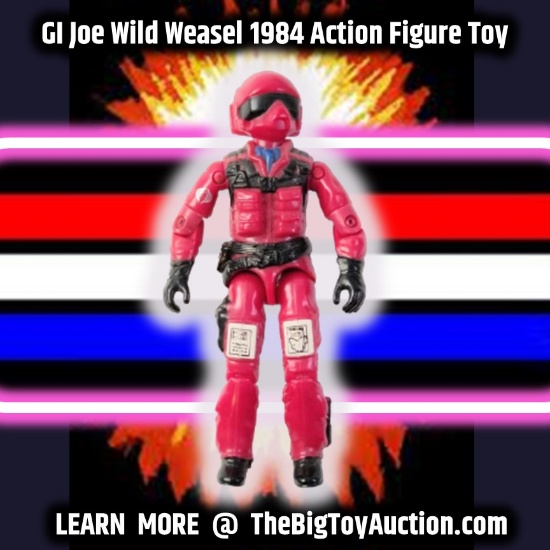 GI Joe Wild Weasel 1984 Action Figure Toy
