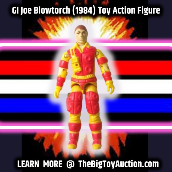 GI Joe Blowtorch (1984) Toy Action Figure