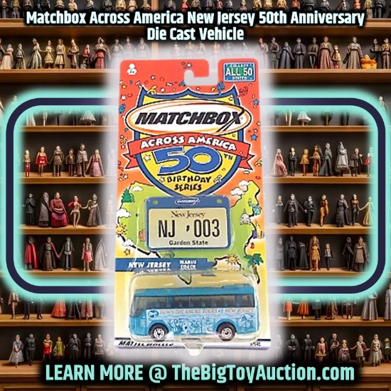 Matchbox Across America New Jersey 50th Anniversary Die Cast Vehicle