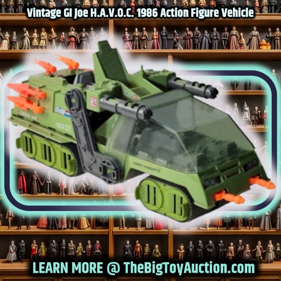 Vintage GI Joe H.A.V.O.C. 1986 Action Figure Vehicle