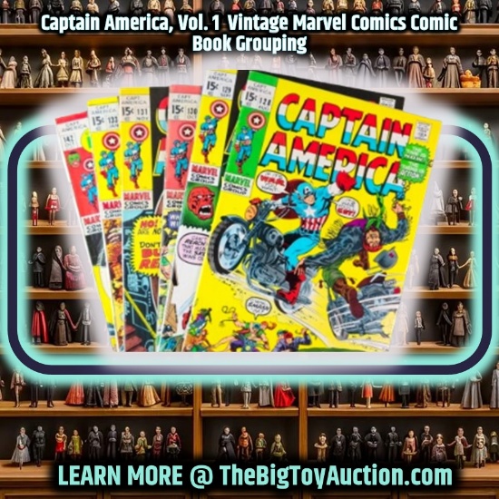 Captain America, Vol. 1  Vintage Marvel Comics Comic Book Grouping
