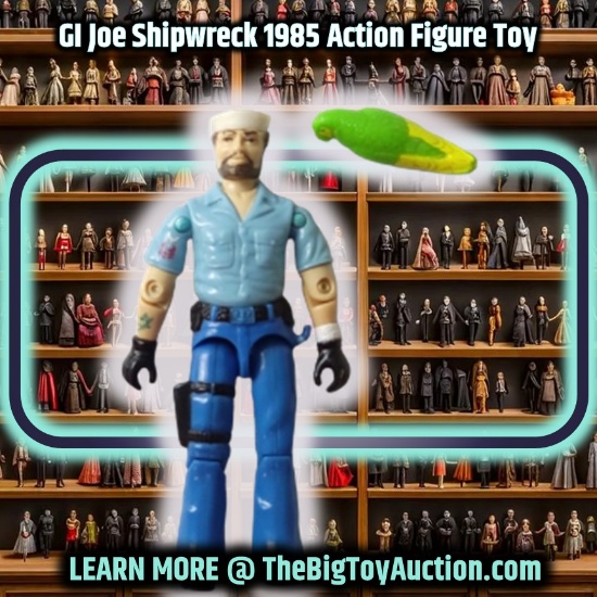 GI Joe Shipwreck 1985 Action Figure Toy