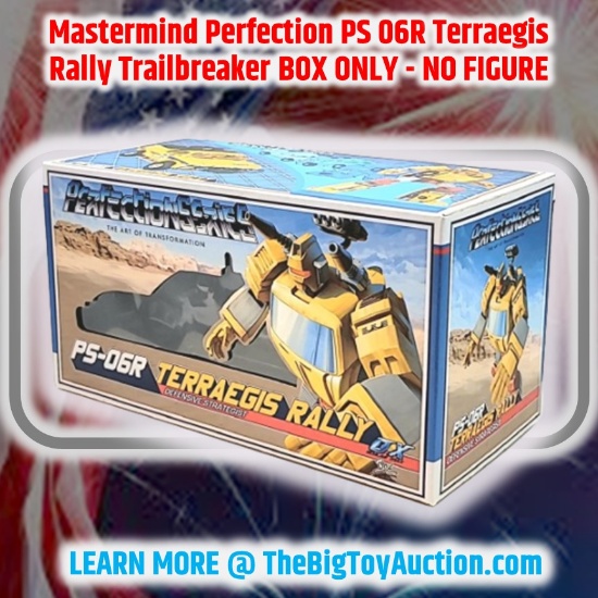 Mastermind Perfection PS 06R Terraegis Rally Trailbreaker BOX ONLY - NO FIGURE