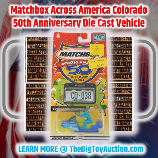Matchbox Across America Colorado 50th Anniversary Die Cast Vehicle