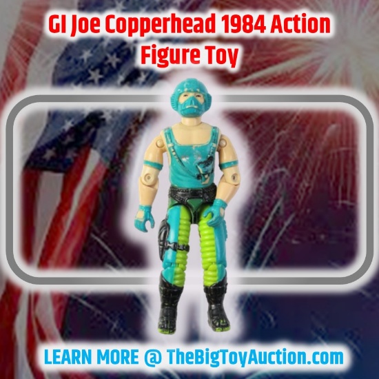 GI Joe Copperhead 1984 Action Figure Toy