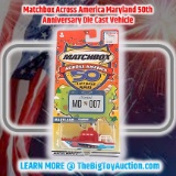 Matchbox Across America Maryland 50th Anniversary Die Cast Vehicle