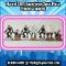 Marvel 2003 Superhero Chess Piece Figure Grouping