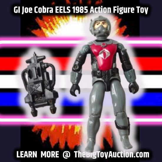 GI Joe Cobra EELS 1985 Action Figure Toy