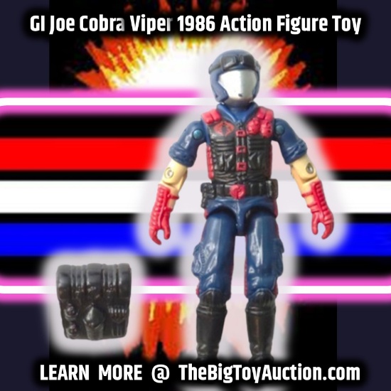 GI Joe Cobra Viper 1986 Action Figure Toy