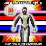 GI Joe Torpedo 1983 Action Figure Toy