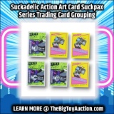 Suckadelic Action Art Card Suckpax Series Trading Card Grouping