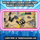 Vintage Kenner Batman Action Figure Weapon/Accessory Grouping