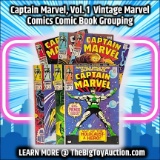 Captain Marvel, Vol. 1  Vintage Marvel Comics Comic Book Grouping