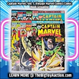 Captain Marvel, Vol. 1  Vintage Marvel Comics Comic Book Grouping