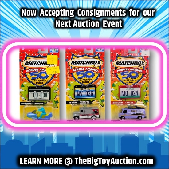 Matchbox Across America 50th Anniversary Die Cast Vehicle Grouping