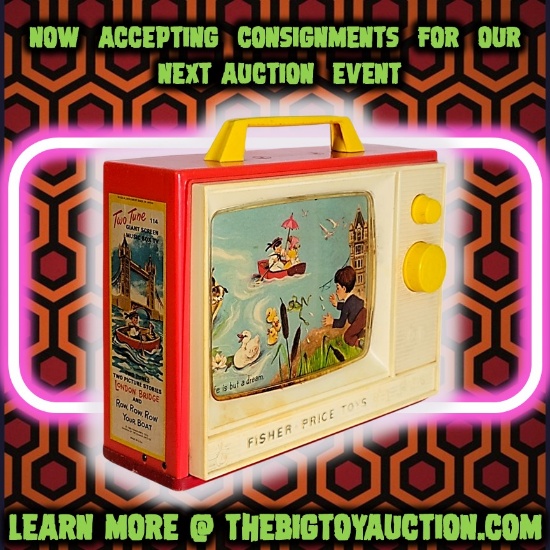 Vintage Fisher Price #114 Two-Tune Giant Screen Music Box Children's Toy