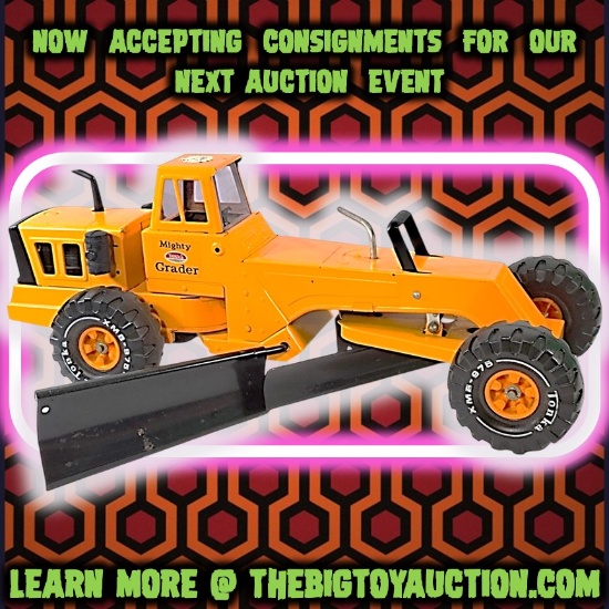 Tonka Mighty Grader Vintage Construction Vehicle Pressed Steel Toy Truck