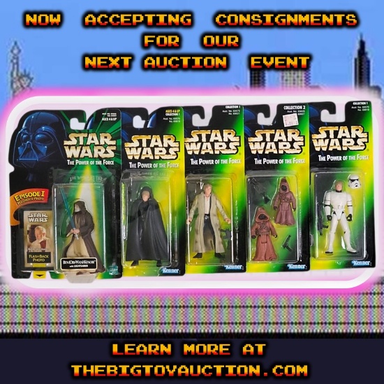 Vintage Star Wars PotF Green Carded Kenner/Hasbro Action Figure Grouping