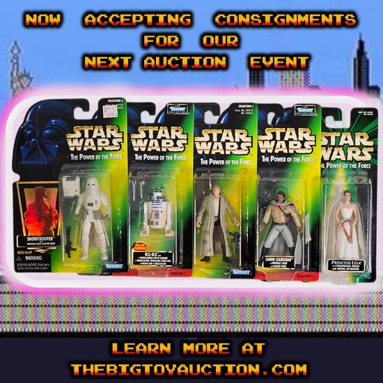 Vintage Star Wars PotF Green Carded Kenner/Hasbro Action Figure Grouping