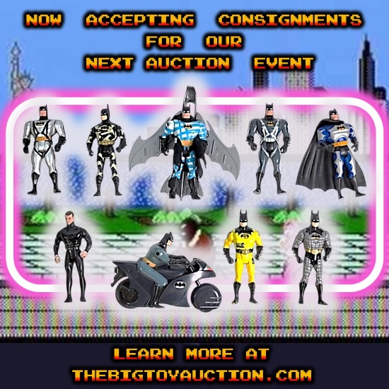 Vintage Kenner Batman Action Figure Toy Grouping