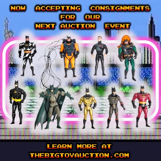 Vintage Kenner Batman Action Figure Toy Grouping