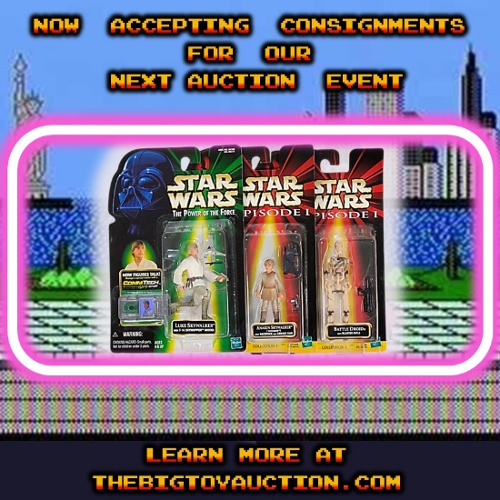 Vintage Star Wars Comm-Tech "Talking" Carded Kenner/Hasbro Action Figure Grouping