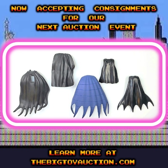 Vintage Kenner Batman Action Figure Cape Grouping