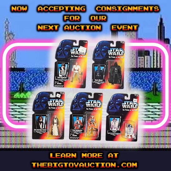 Vintage Star Wars Power of the Force (PotF) Red Carded Kenner/Hasbro Action Figure Grouping