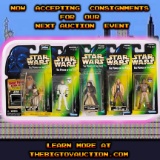 Vintage Star Wars PotF Green Carded Kenner/Hasbro Action Figure Grouping