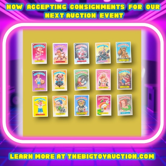 Vintage 80s Garbage Pail Kids Topps Trading Sticker Card Grouping