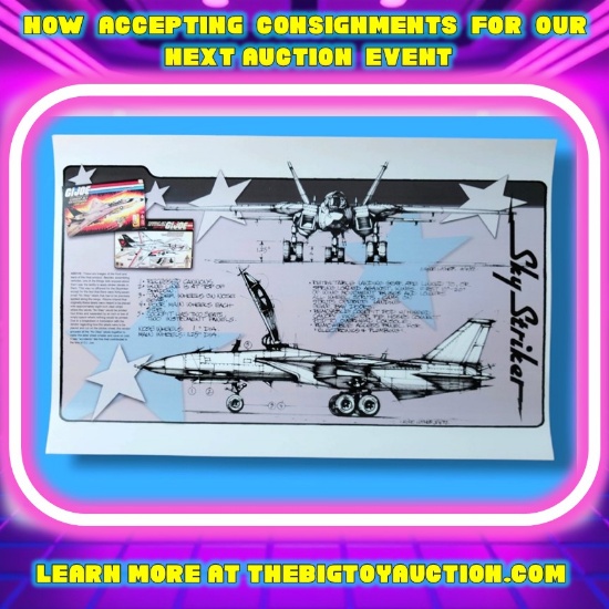 Skystriker Jet "Creating G.I. Joe: A Real American Hero" Exclusive 17"x11" Print