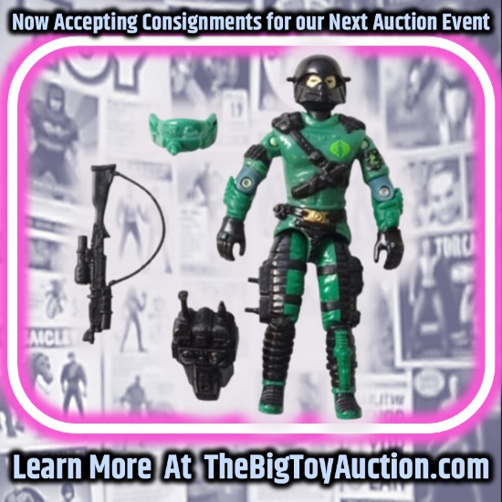GI Joe Night Viper 1989 Action Figure Toy
