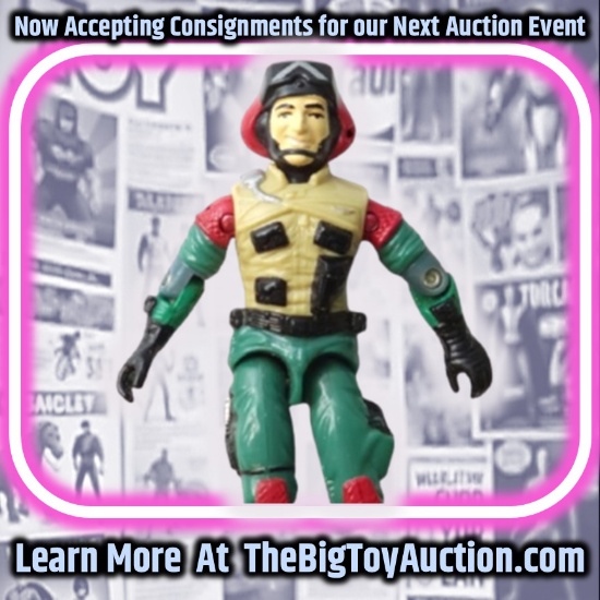 GI Joe Lift-Ticket 1986 Action Figure Toy