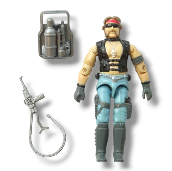 GI Joe Dreadnok Torch 1985 Vintage Action Figure Toy