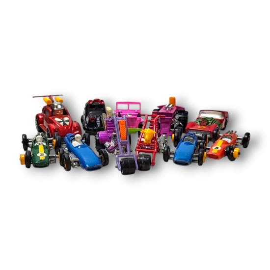 Vintage DieCast Hot Rod Vehicle Grouping: Older Lesney, Matchbox etc.