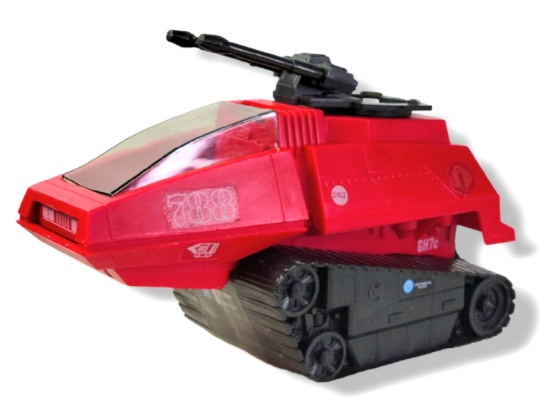 Vintage GI Joe Cobra Crimson Hiss Tank 1985 SMS Action Figure Vehicle